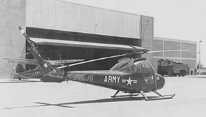 Known as the YH-41 Seneca in U.S. Army service, the CH-1 was evaluated and ultimately rejected by the branch. This example is equipped with experimental strakes atop the cabin to address stability concerns. [Credit: Cessna]