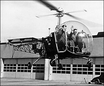 Early Bell 47 Helicopter