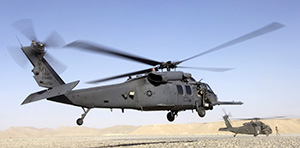 Medevac Helicopter in Middle East