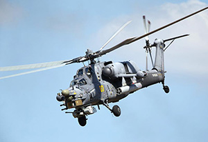 Mil Mi-28 Helicopter In Flight